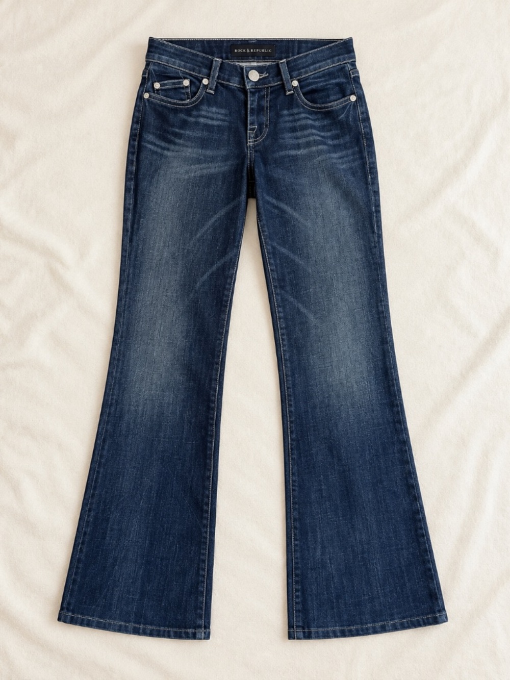 Rock & Republic Dark Wash Bootcut Flare Jeans Size 25